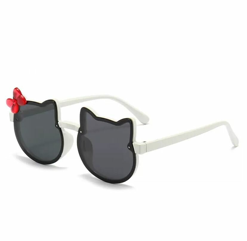Детские солнцезащитные очки Зайчик белое 