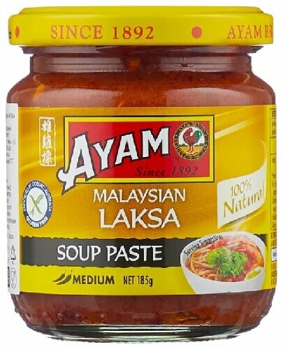 Паста Лакса Malaysian Laksa Soup Paste Ayam 185 гр 