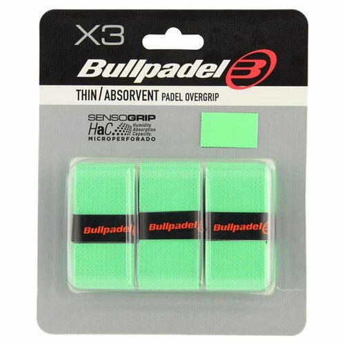 Обмотка GB 1705 (3шт) Bullpadel 014 VERDE (зелёный)