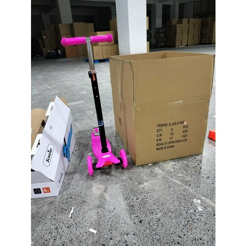Самокат-кикборд V8 V-KS4108 (розовый)