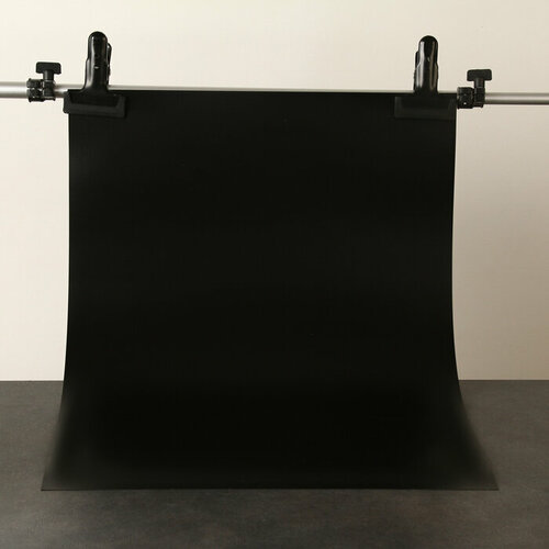 Фотофон для предметной съёмки Чёрный ПВХ 50 х 70 см 547₽