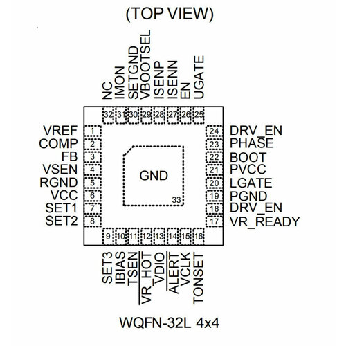 Микросхема RT8171CGQW 3L=