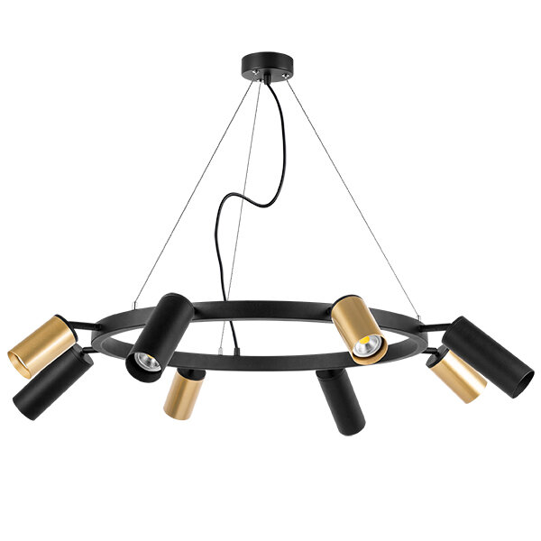 Подвесная люстра LightStar Rullo LR018404874_LS, GU10, 400 Вт, металл, черный — фото 1