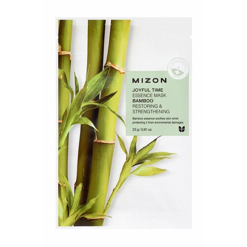 Тканевая маска для лица с экстрактом бамбука Mizon Joyful Time Essence Mask Bamboo