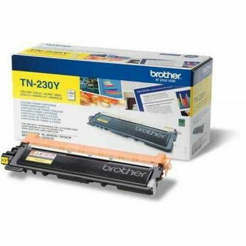 TN-230Y Желтый картридж Brother для HL-3040/ 3070/ DCP-9010CN/ MFC-9120/ 9125/ 9130/ 9320 (1400 стр.