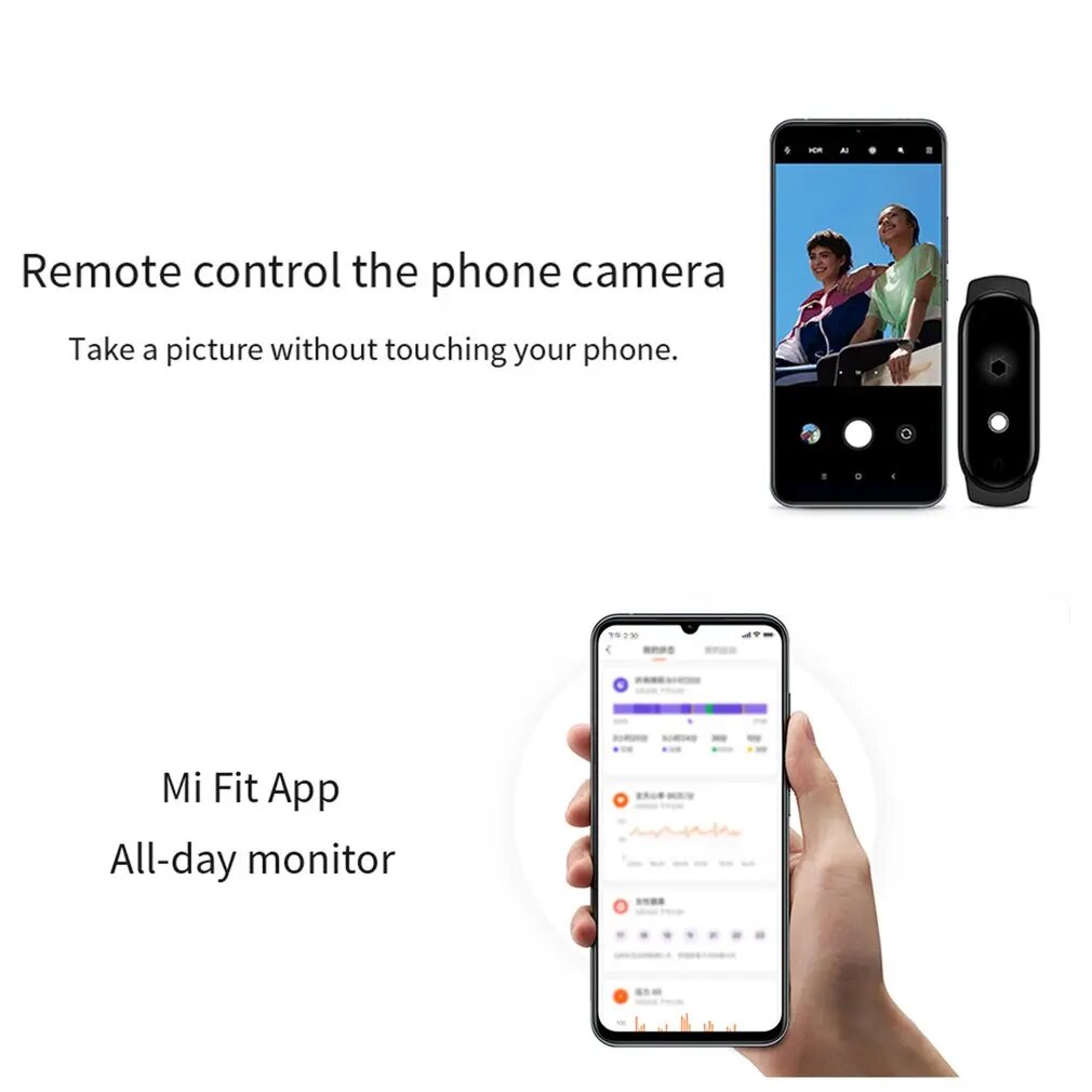 Фитнес Браслеты Xiaomi Mi Band 5 Xiaomi Mi Band 5 фитнес-трекер