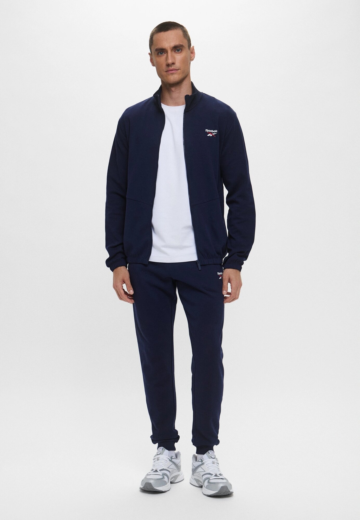 Костюм спортивный Reebok VECTOR NAVY, размер 48-50, синий