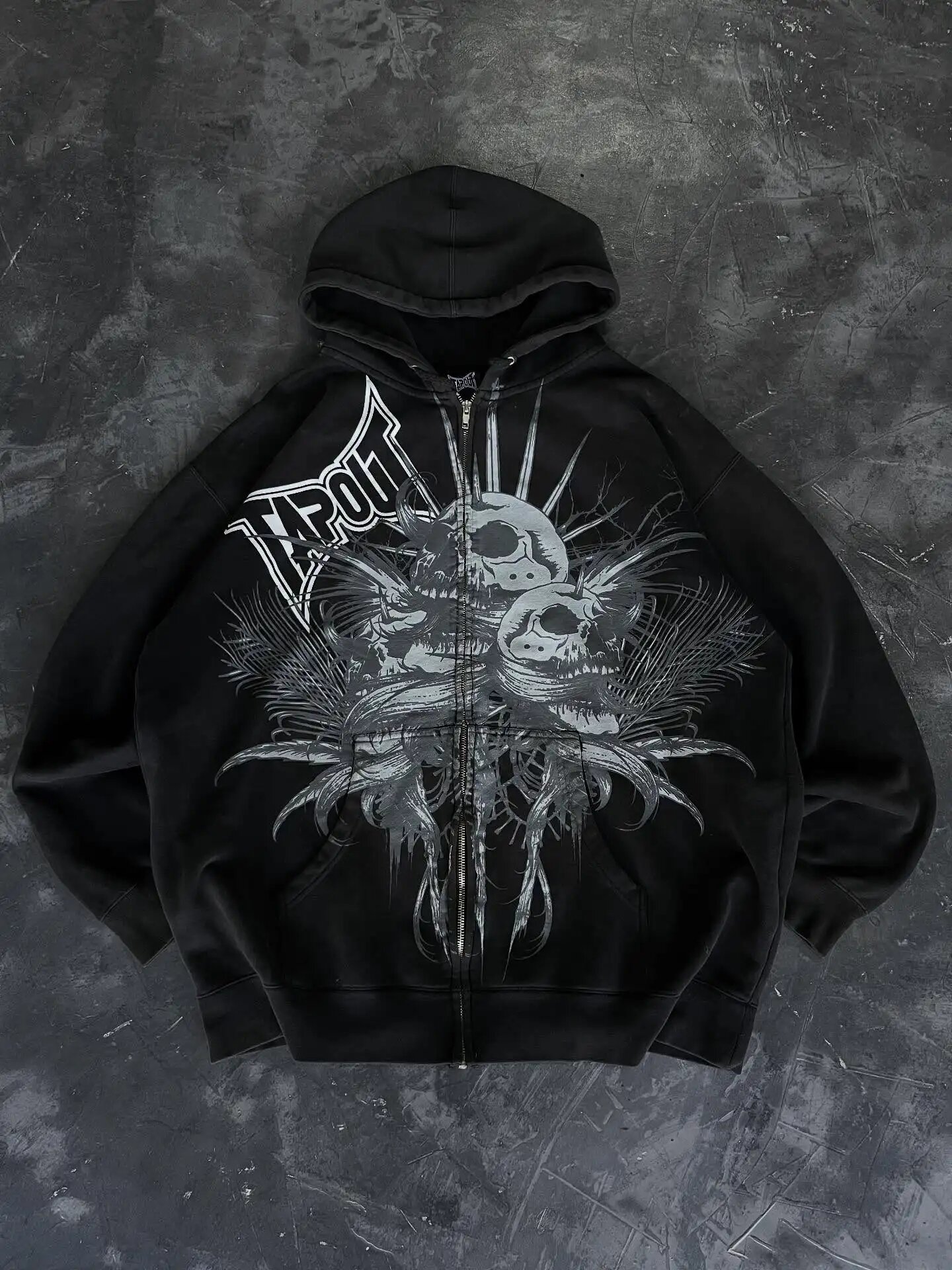 Tapout черная хлопковая толстовка с капюшоном, XXL, MMA-8