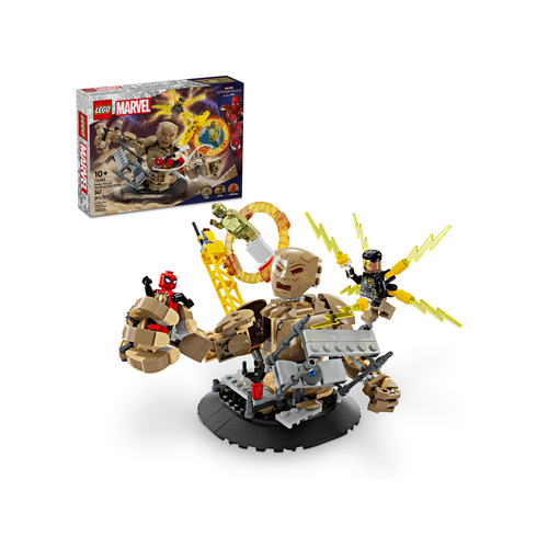 Конструктор LEGO Marvel Super Heroes 76280 Человек-паук против Песочного человека: Последняя битва, 347 дет. конструктор lego super heroes 76216 оружейная железного человека