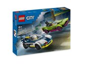 Конструктор LEGO City 60415 Погоня на полицейской машине и маслкаре, 213 дет.