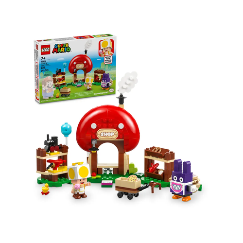 LEGO Super Mario 71429 Nabbit at Toad's Shop Expansion Set, 230 дет. конструктор lego super mario 71398 дополнительный набор берег дорри 229 дет