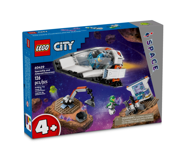 Конструктор LEGO City 60429 Космический корабль и исследование астероида