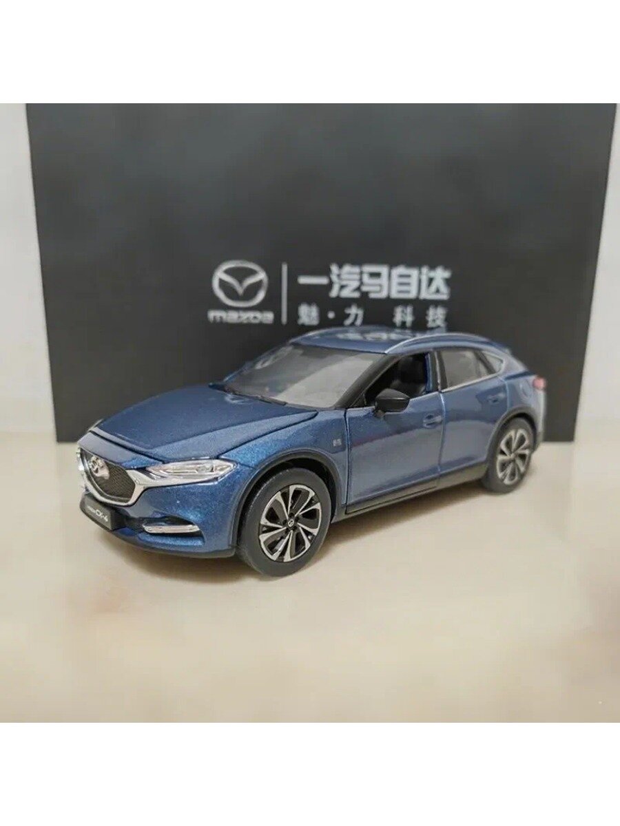 Коллекционная модель автомобиля Mazda CX-4, металлическая машинка 1:32, SUV, из сплавов и пластмасс