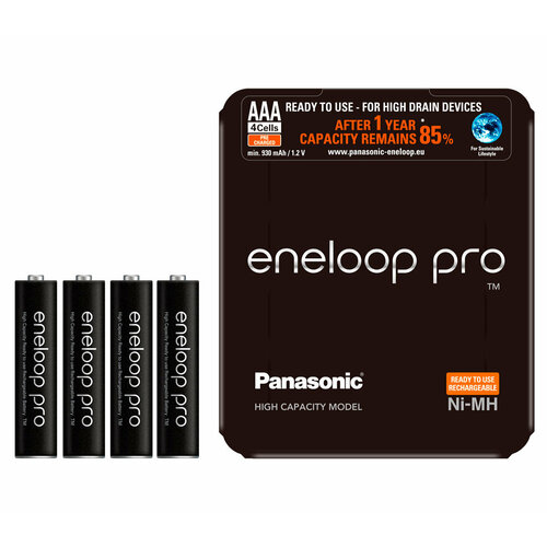 Аккумуляторы Panasonic Eneloop PRO AAA 930 мАч, 4 шт.