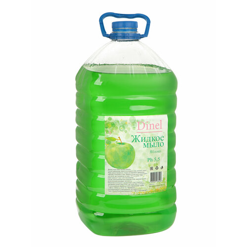 Жидкое мыло Dinel Яблоко антибактериальный эффект 5 л 2 шт