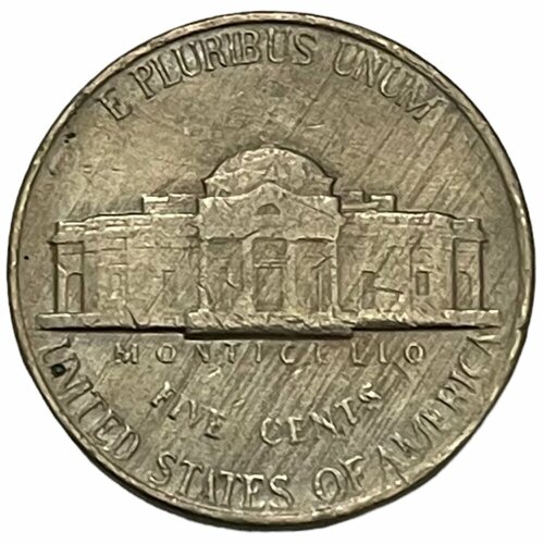 США 5 центов 1989 г. (Nickel, Джефферсон) (P)