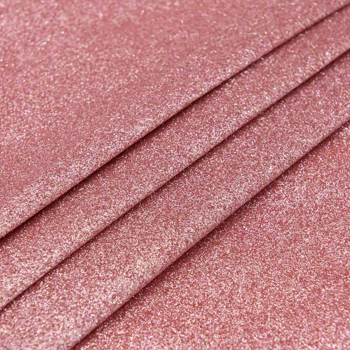 Нетканый материал с глиттером для творчества, лоскут 47*50 см, AR1369 (розовый)