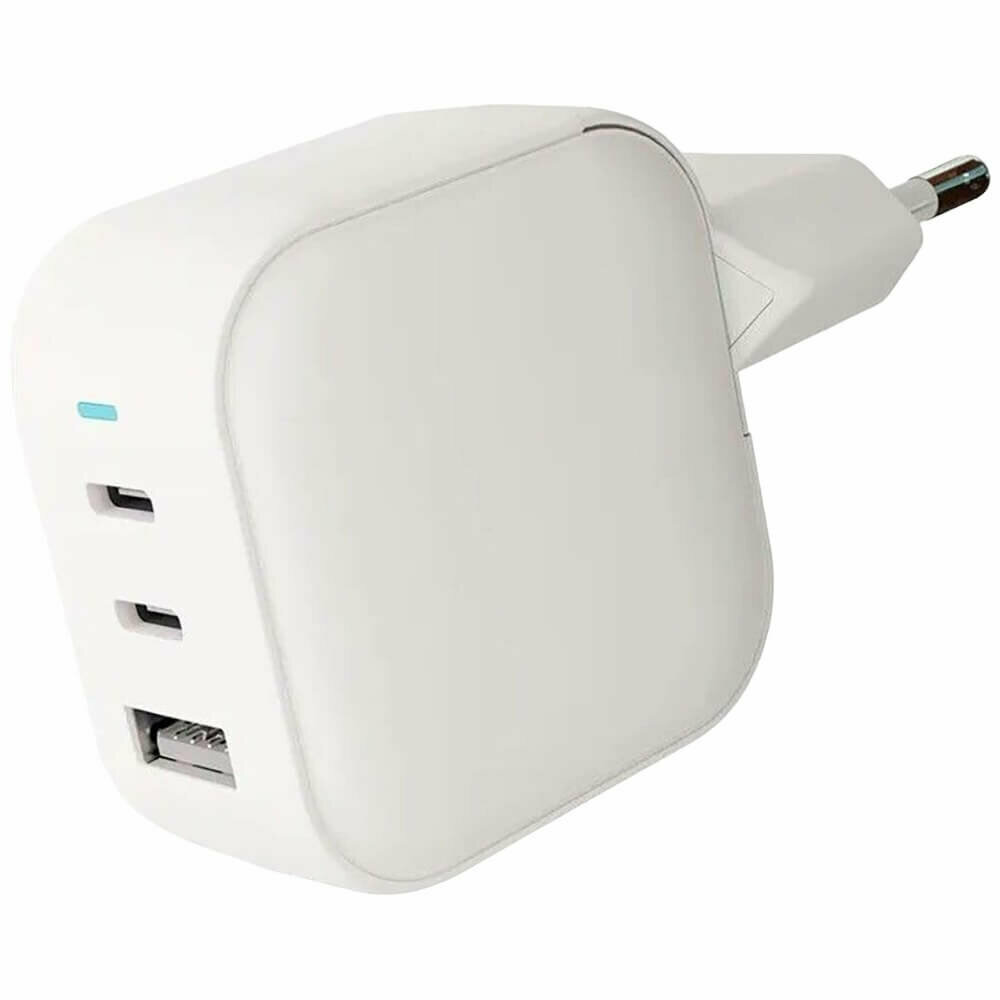 Сетевое зарядное устройство VLP G-Charge 65Вт 2*USB-С+USB-A, PD, QC, белый - фото №7