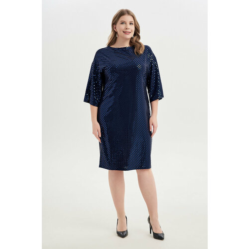 Платье Olsi, размер 58, синий