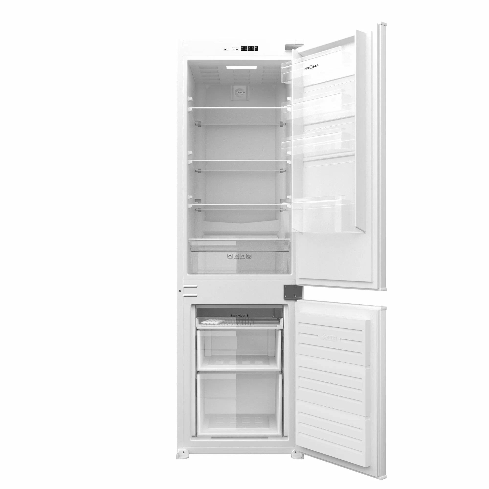 Встраиваемый холодильник KRONA ZETTEL FNF RFR, белый
