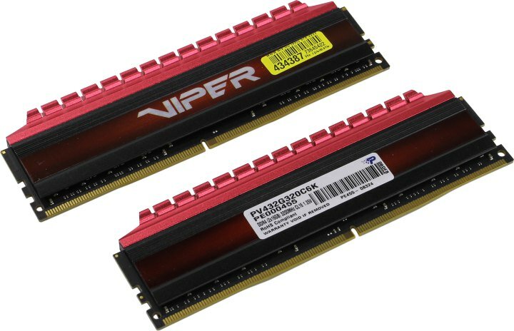 Модуль памяти PATRIOT Viper Elite DDR4 - 2x 16Гб 2666, DIMM, Ret - фото №11