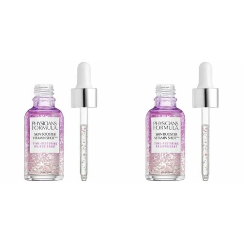 Physicians Formula Сыворотка витаминная Активатор Молодости Skin Booster Vitamin Shot Time-Restoring, 30 мл, 2 шт сыворотка physicians formula витаминная активатор молодости 30 мл