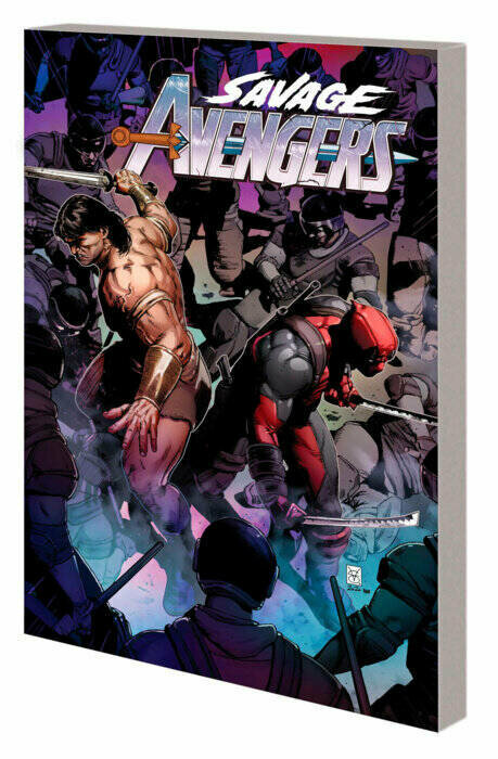 Savage Avengers Vol. 4: King In Black (Gerry Duggan) Дикие мстители Том 4: Король в черном. Книги на английском языке - фото №1