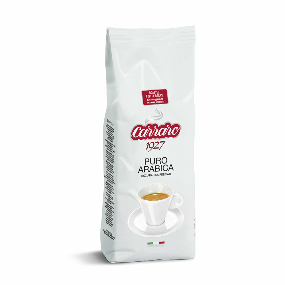 Кофе зерновой Carraro Arabica 100%