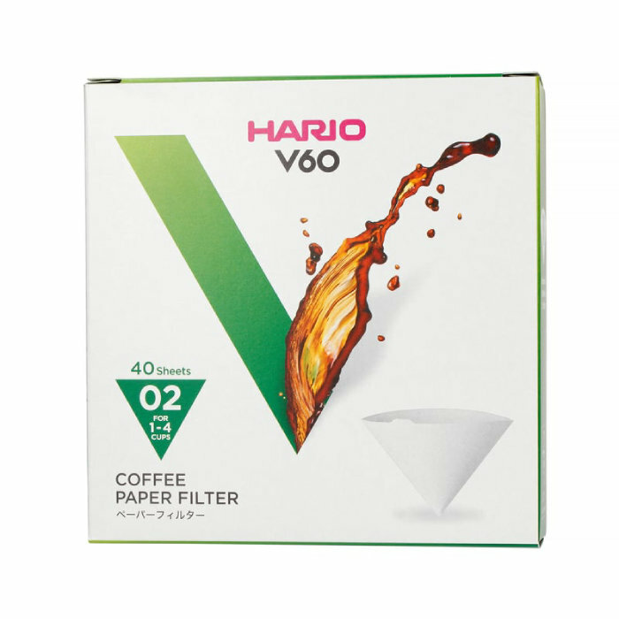 Hario Фильтры бумажные для воронок Hario V60 размер 02 упак 40 шт