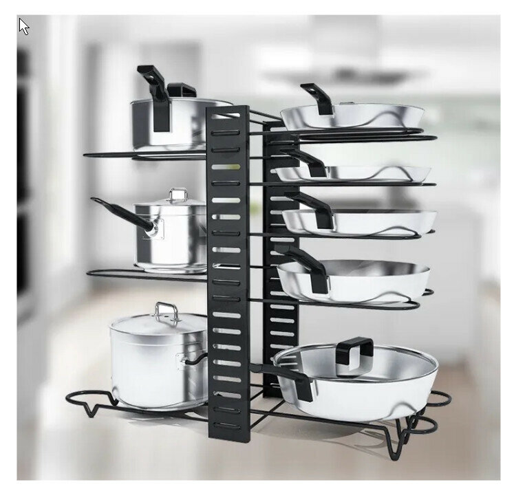 Стеллаж с мокрой посудой для сушки