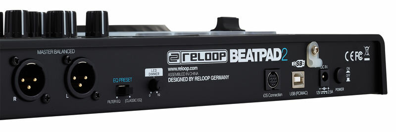 Reloop Beatpad 2 DJ контроллер для IPAD Mac / PC и платформы Android