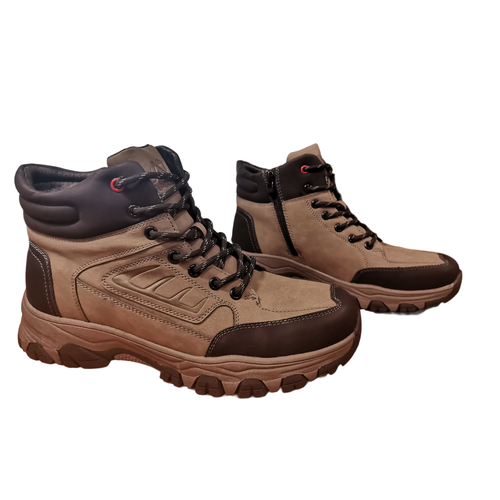 фото Ботинки apojee, размер 45, серый, черный