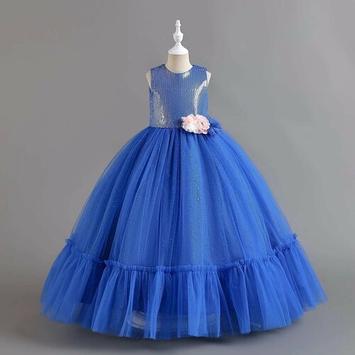 фото Платье, размер 120, синий max garment