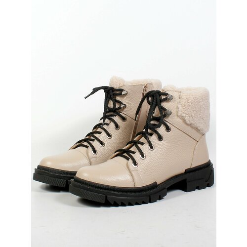 фото Ботинки мисс таис, размер 43, бежевый