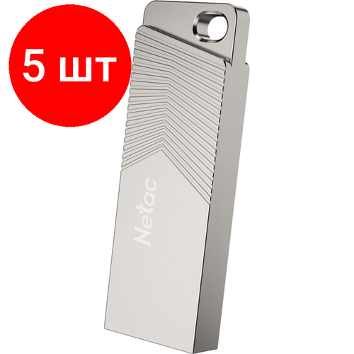 Комплект 5 штук, Флеш-память Netac UM1 USB3.2 Highspeed Flash Drive 64GB память usb2 0 flash drive 64gb netac um2 [nt03um2n 064g 20bk]