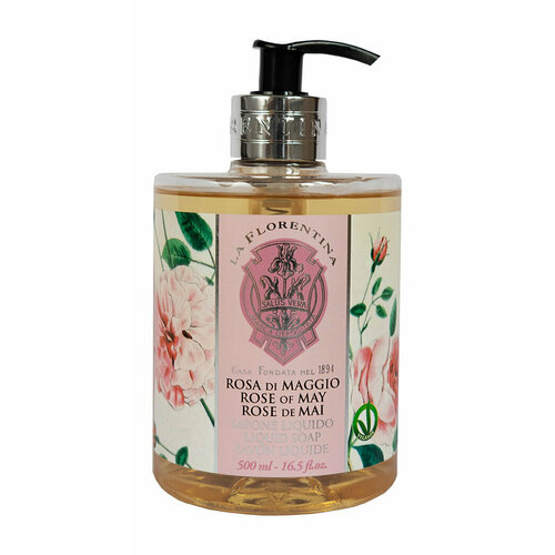 Жидкое мыло с экстрактом майской розы La Florentina Liquid Soap Rose of May
