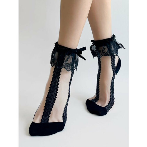 фото Носки nashiba, 40 den, размер 35/39, черный