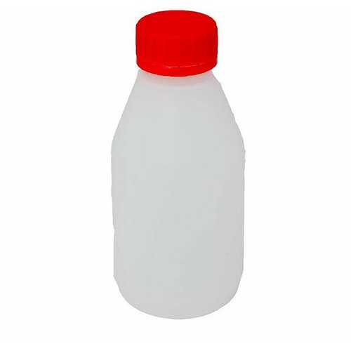 Бутыль пластиковая, с крышкой, 0,25 л. 9 штук