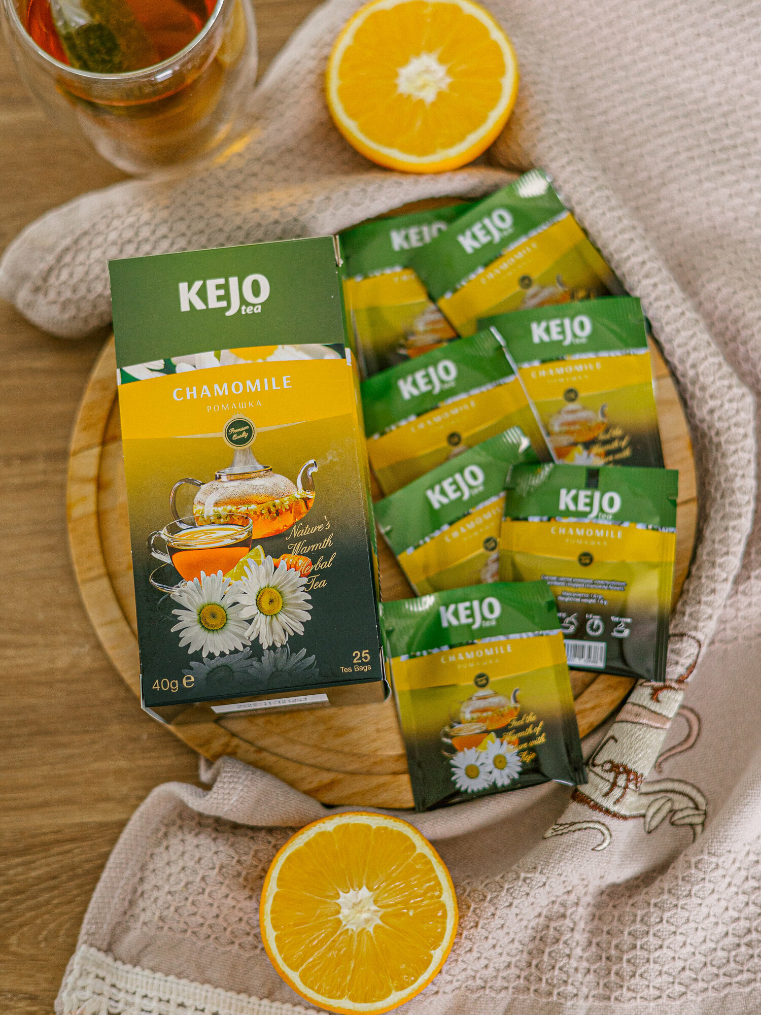 Чай травяной CHAMOMILE (Ромашка) KejoTea 25 штук