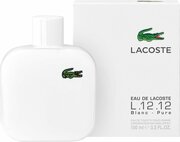 LACOSTE туалетная вода L.12.12 Blanc, 100 мл, 100 г (ref.28)