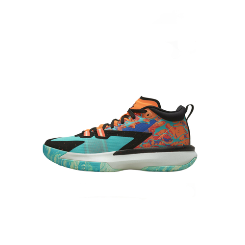 фото Кроссовки nike jordan zion 1 pf, размер 8, оранжевый, бирюзовый