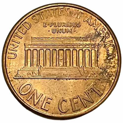 США 1 цент 1993 г. (Memorial Cent, Линкольн) сша 1 цент 1960 г memorial cent линкольн