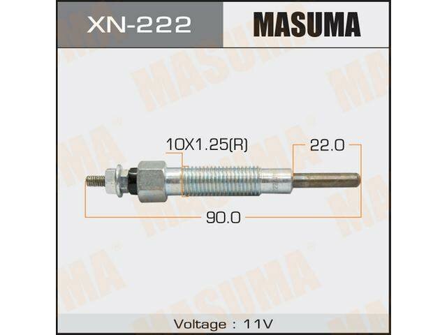 Свеча накаливания MASUMA PN-135 /TD27 (1/10/100) XN222