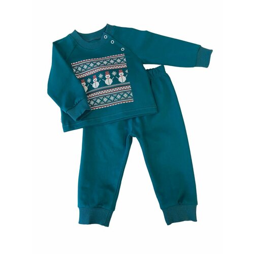 Комплект одежды Бастет, размер 24/74-80, зеленый комплект одежды бастет размер 24 74 80 голубой