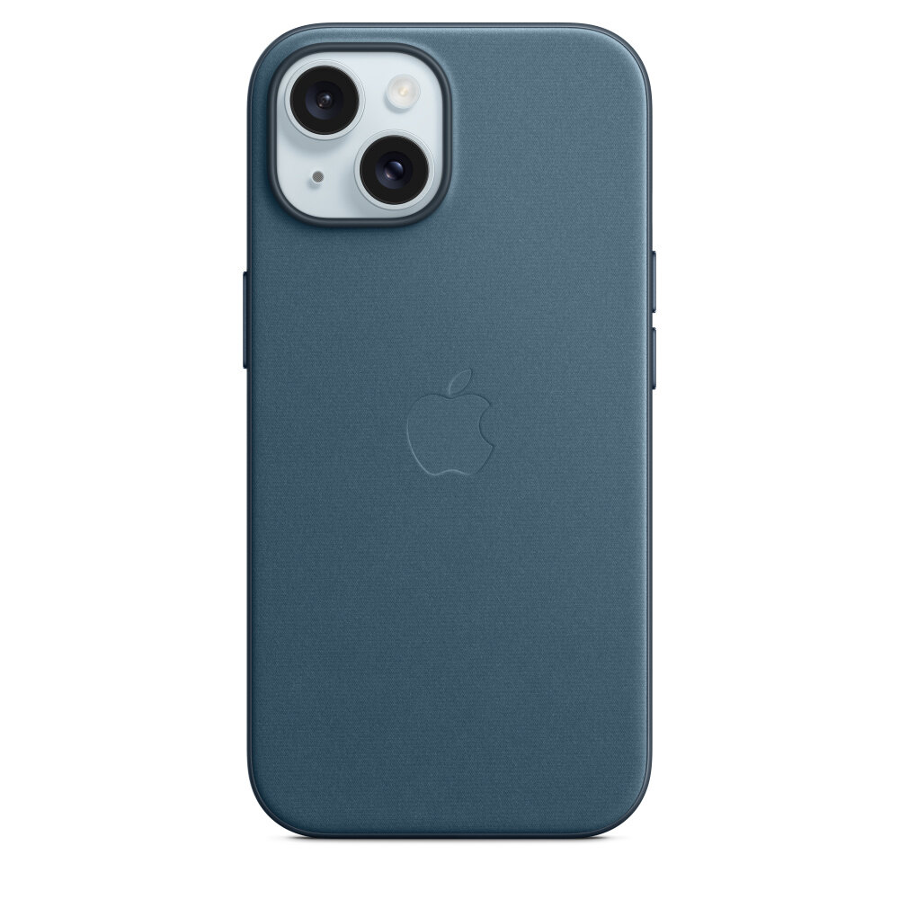 Чехол оригинальный Apple для Iphone 15 Woven Case - Pacific Blue - фото №1