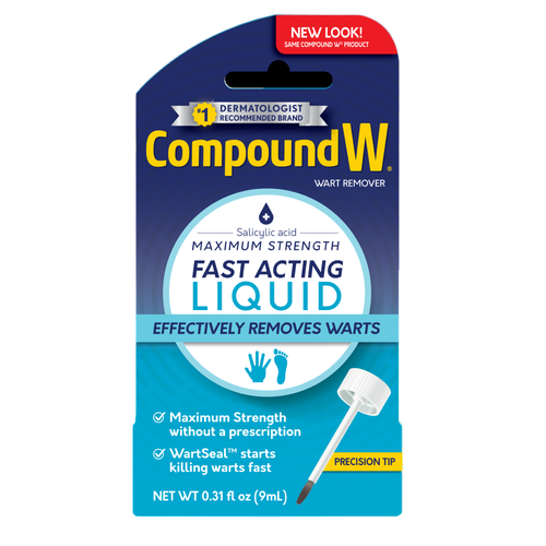 Compound W Fast Acting Wart Removal Liquid жидкость для удаления бородавок/быстрое действие/лечение подошвенных бородавок/удаление бородавок