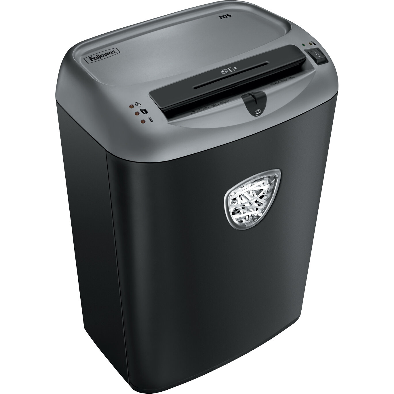 Шредер Fellowes® Powershred® 70S, DIN P-2, 5.8мм, 14 лcт, 27лтр, Safety Lock, уничт: скобы, пл. к