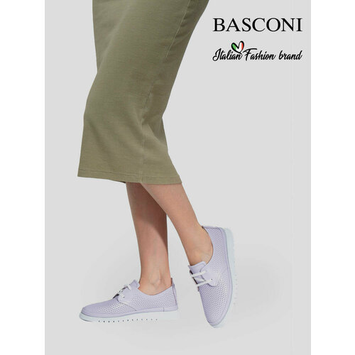 фото Полуботинки basconi, размер 39, зеленый