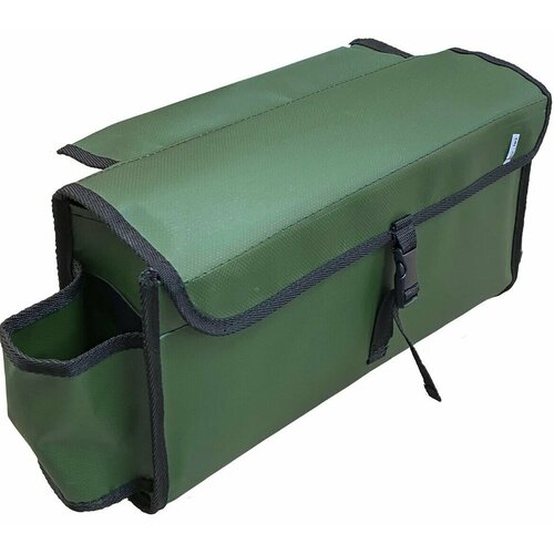фото Сумка для лодки большая бортовая сумка на ликтрос надувной лодки пвх с бутылкодержателем (зеленый) балтийские паруса