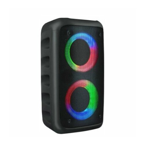 Ginzzu Колонки Ginzzu GM-916B 10Вт TWS 150Гц-18КГц динамики 2х30 2400мАч AUX USB-flash микро SD караоке FM-радио RGB 205900₽